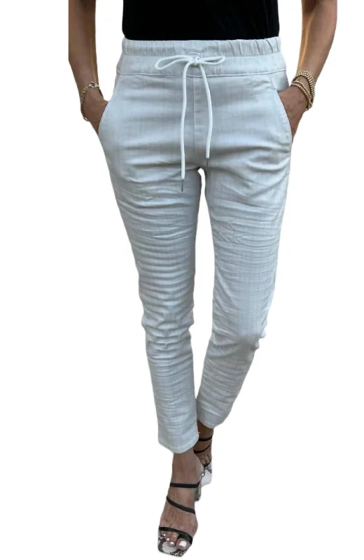 Your Favorite Sale is Back!Shely Pants In Platinum Herringbone