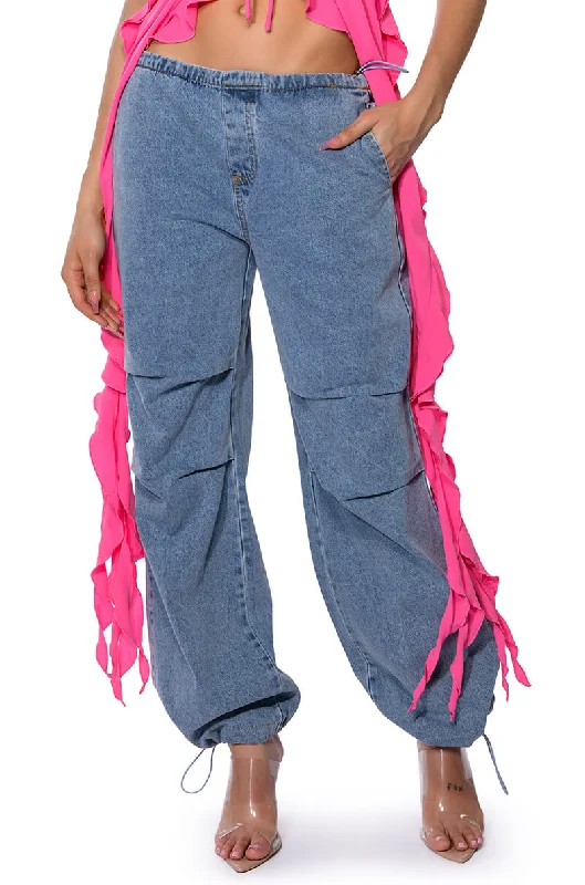 Mega Sale Happening Now!SKATER GIRL DENIM DRAWSTRING PANT