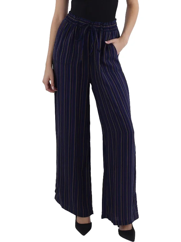 Flash Deals – Act Quickly!Star Womens Drawstring High Rise Wide Leg Pants