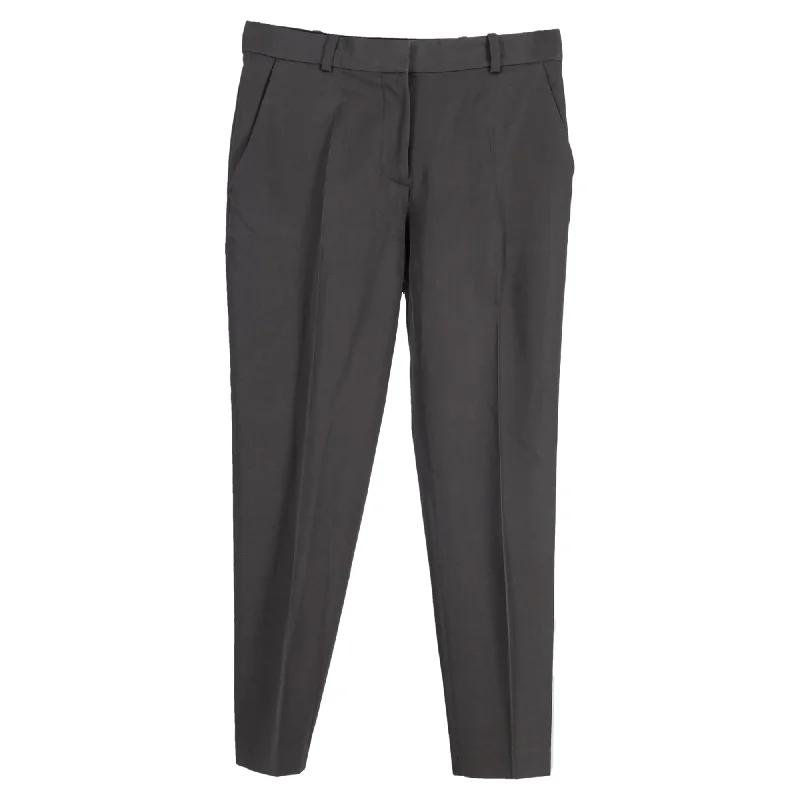 Biggest Sale of the Season!Stella McCartney Straight Leg Trousers in Grey Cotton