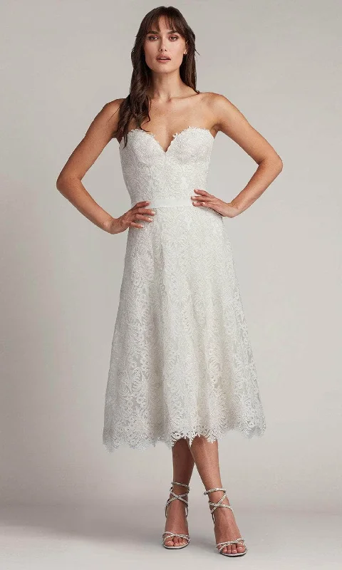 Every Deal is a Steal!Tadashi Shoji CDY24093MD - Linley Embroidered Tulle Midi Evening Dress Every Deal is a Steal!Tadashi Shoji CDY24093MD - Linley Embroidered Tulle Midi Evening Dress