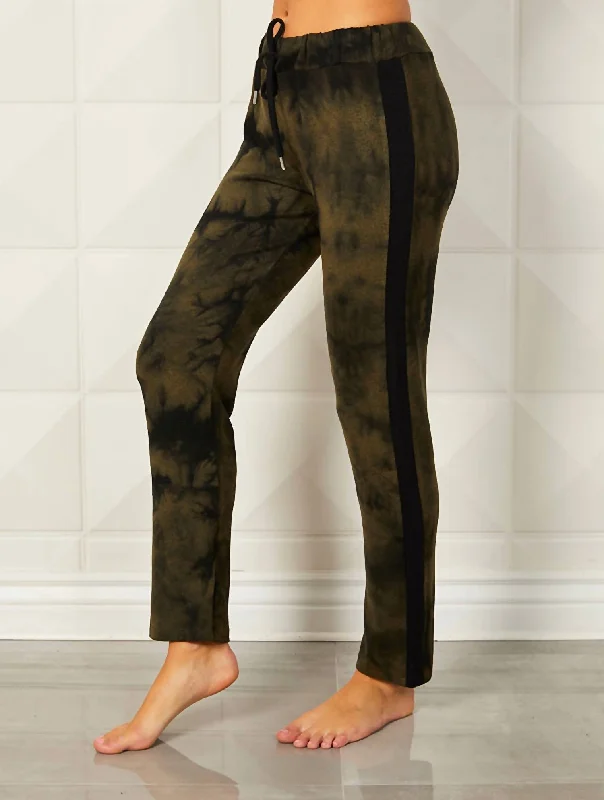 Flash Sale – Act Fast!Tie Dye Track Jogger In Army Black