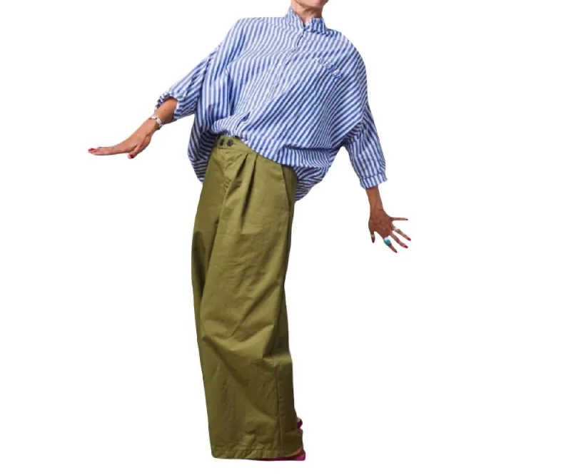 Great Deals, Just for You!Two Button Chino Pants In Green