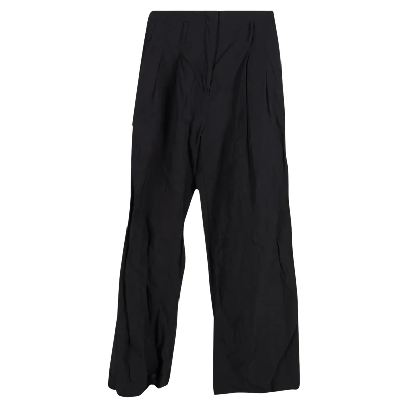 Enjoy Huge Discounts Now!Ulla Johnson Wide Leg Trousers in Black Polyester