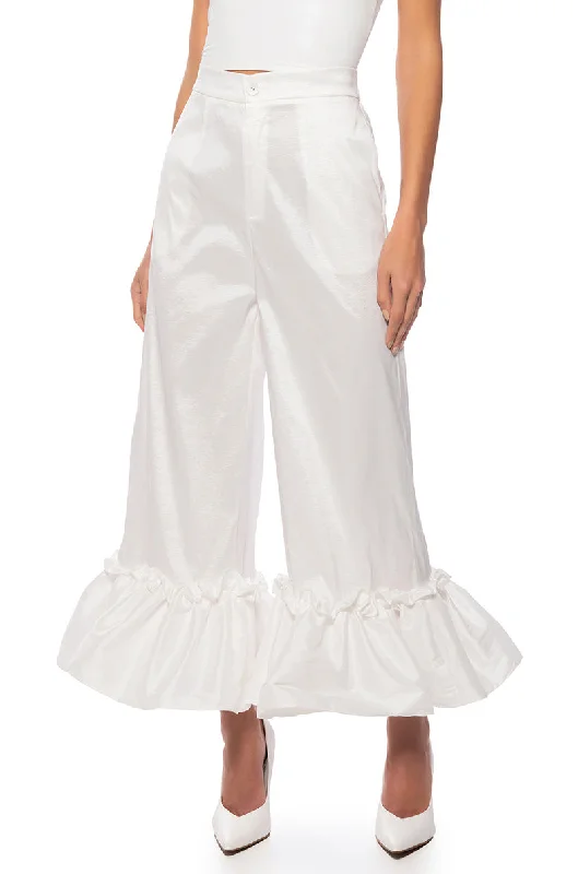 Your Discount is Waiting!VERONA RUFFLE HEM TROUSER