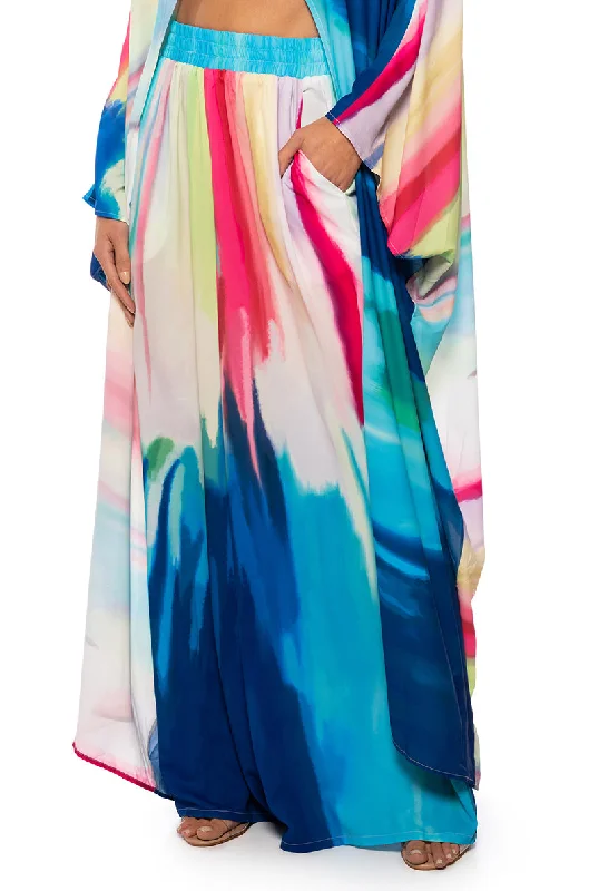 Score Huge Discounts Today!WATERCOLOR PALAZZO PANT
