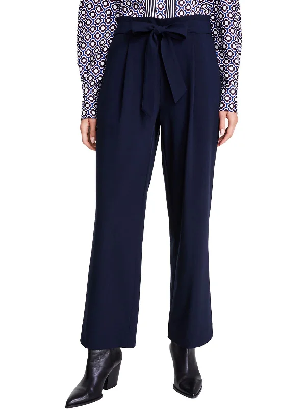 Bigger Savings, Better Shopping!Womens Belted Paperbag Wide Leg Pants