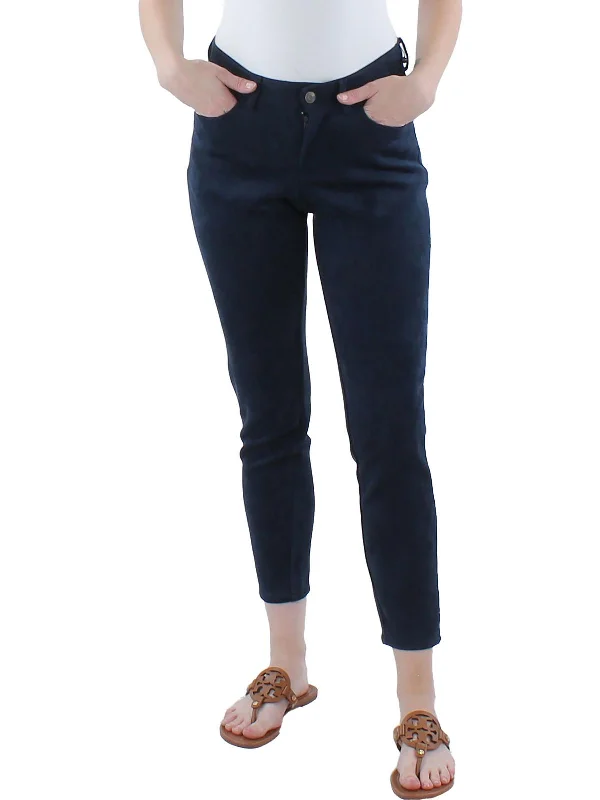 Find Your Perfect Deal Today!Womens Faux Suede High Rise Ankle Pants