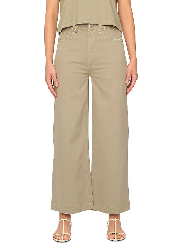 Savings You Can’t Ignore!Womens High Rise Knit Wide Leg Pants