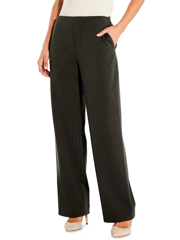 Grab Yours Before It’s Too Late!Womens High Rise Solid Wide Leg Pants
