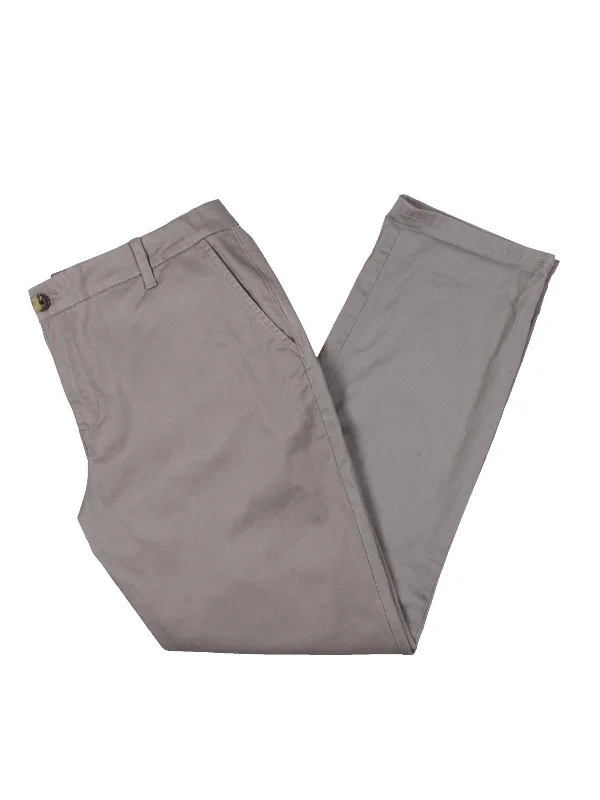 Don't Miss Out!Womens Mid Rise Cuffed Straight Leg Pants