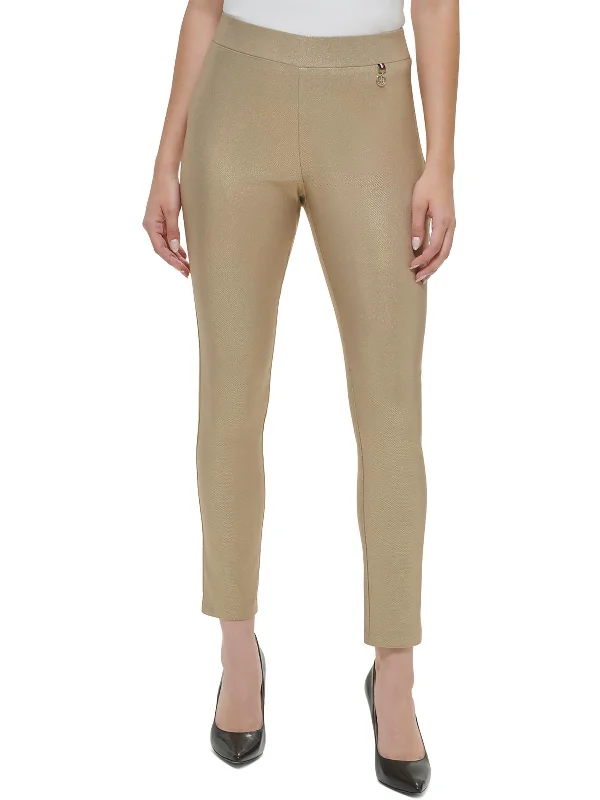 Amazing Prices You Can’t Resist!Womens Mid Rise Tapered Leg Straight Leg Pants
