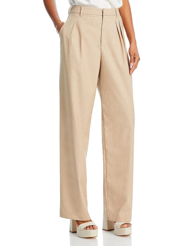 Limited-Time Price Drop!Womens Pleated High Rise Dress Pants