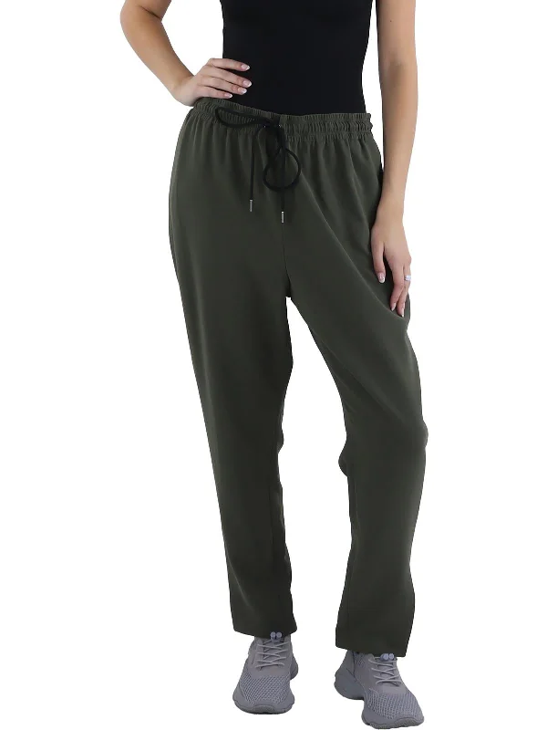 Save Up to 50% Off!Womens Slit Pull On Ankle Pants