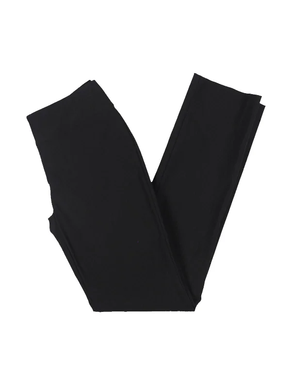 Your Chance to Save is Now!Womens Solid Nylon Straight Leg Pants