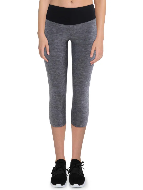 Get It Before It’s Gone!Womens Space Dye Polyester Capri Pants