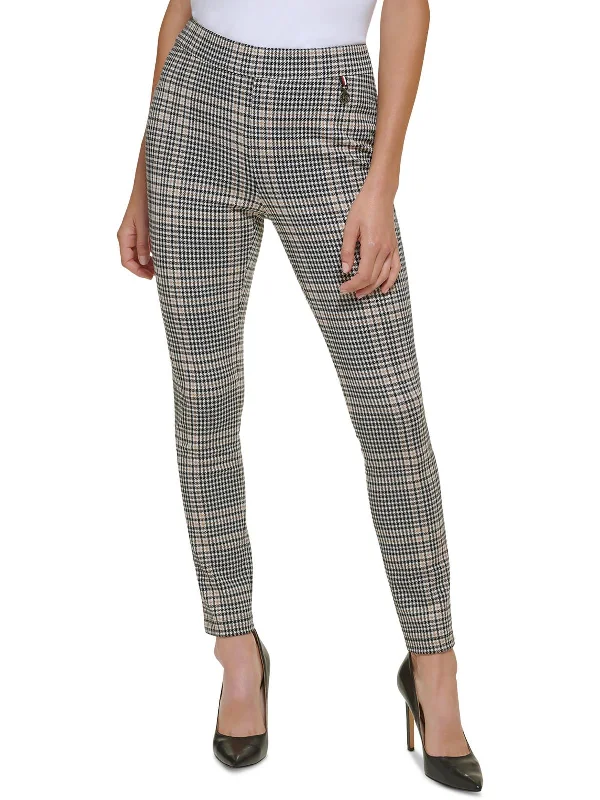 Amazing Prices You Can’t Resist!Womens Stretch Houndstooth Skinny Pants