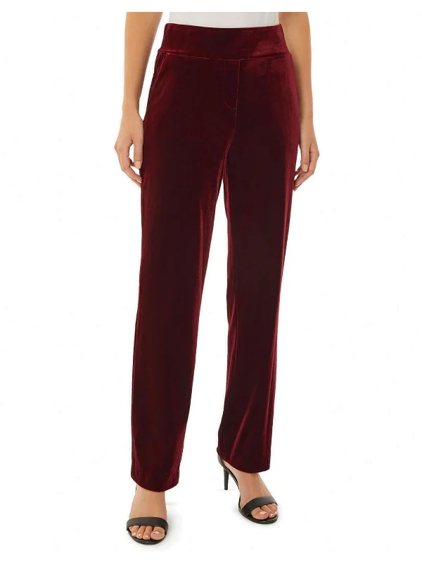 Exclusive Offers You’ll Love!Womens Velour Pull on Straight Leg Pants