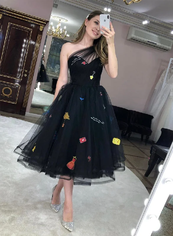 Exclusive Deals Just for You!BLACK TULLE SHORT DRESS HOMECOMING DRESS   cg13089