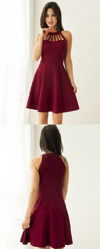 Exclusive Savings This Week!Burgundy Short Elegant Party Gowns, Simple Fall Homecoming Dress cg12999 Exclusive Savings This Week!Burgundy Short Elegant Party Gowns, Simple Fall Homecoming Dress cg12999