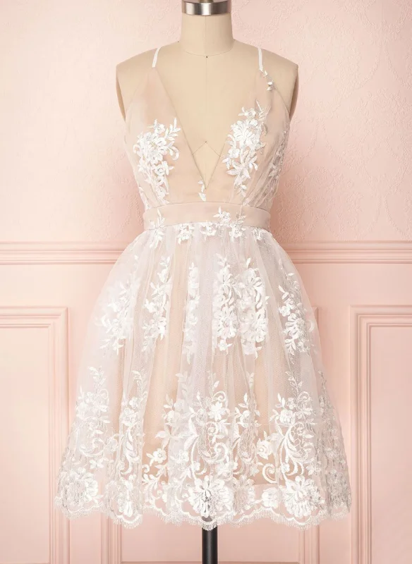 Don't Miss Out!champagne tulle bridesmaid dress Homecoming Dress   cg13083