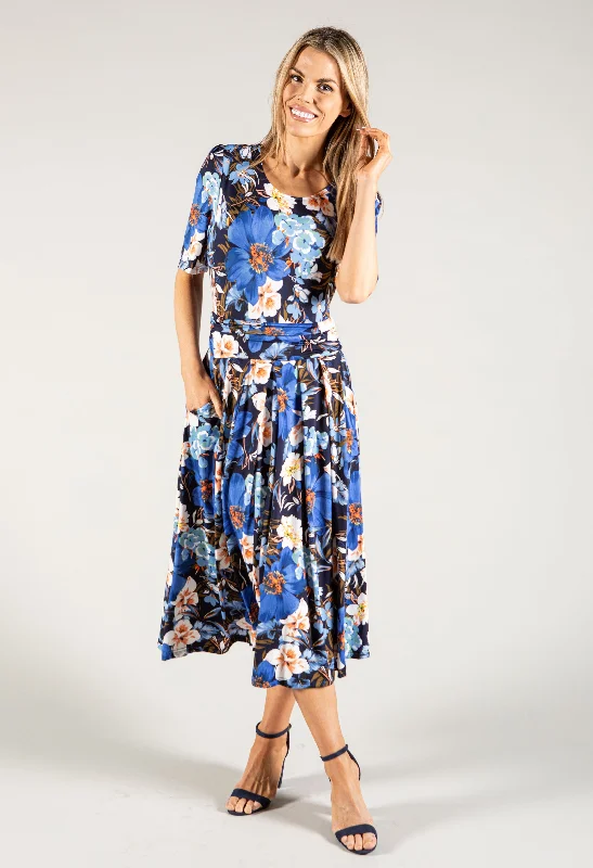 Lowest Prices Guaranteed!Floral Bloom Midi Dress