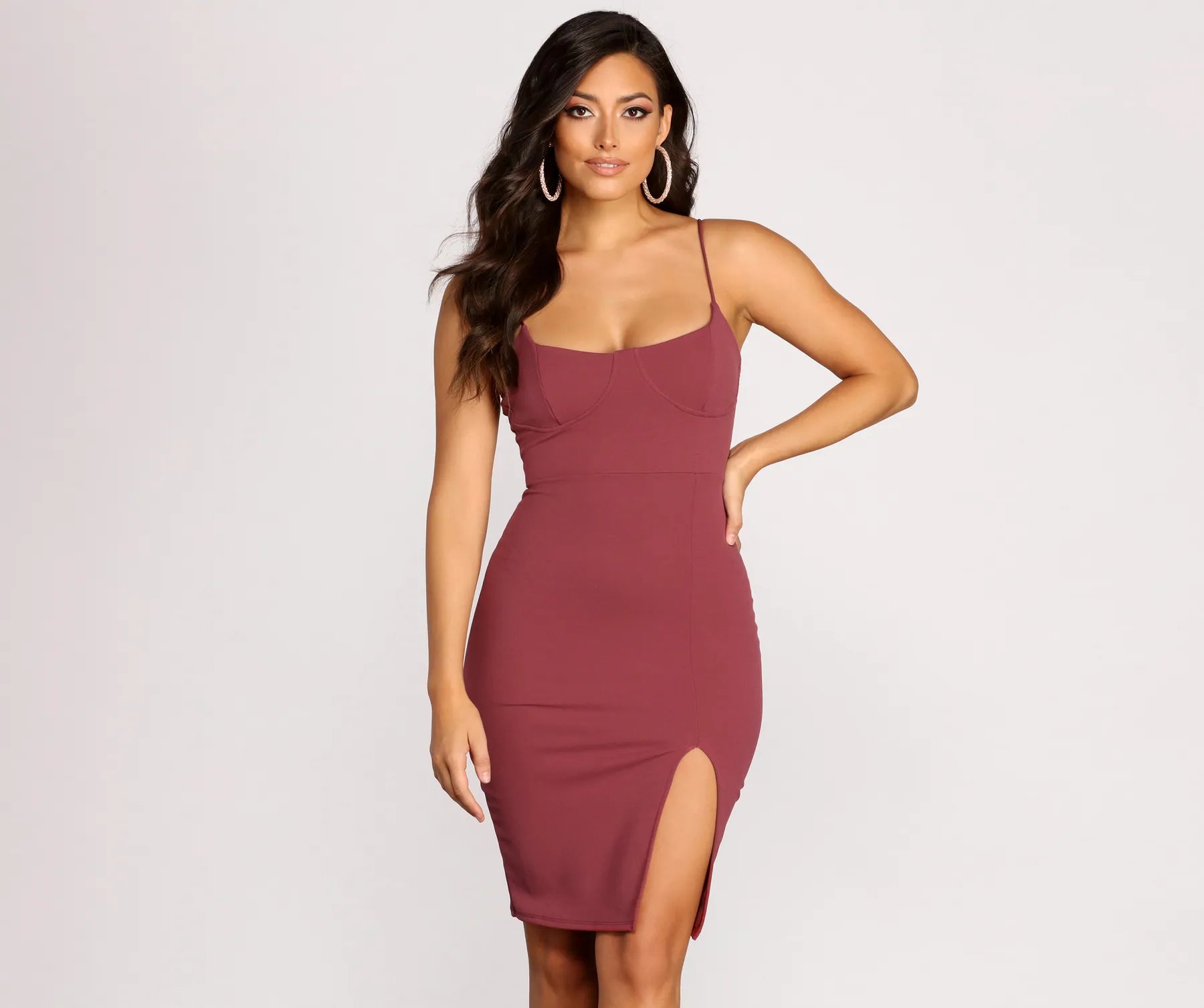 One Day Only – Huge Savings!Get A Move On Crepe Midi Dress