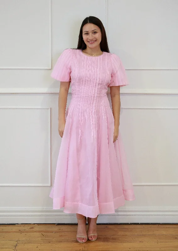 Special Offer – Act Fast!Nova Pleated Midi Dress - Pink