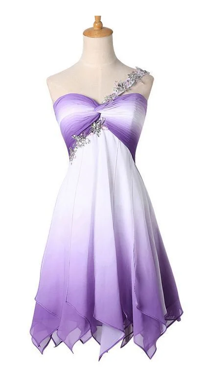 Save More Than Ever!One Straps Knee Length Sexy Short Gown Irregular Cutting Special Occasion Dress homecoming dress cg14040 Save More Than Ever!One Straps Knee Length Sexy Short Gown Irregular Cutting Special Occasion Dress homecoming dress cg14040