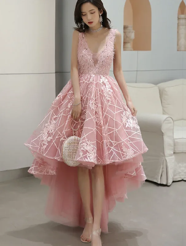 Don’t Wait – Shop Today!Pink Formal Dress Homecoming Dress   cg12147