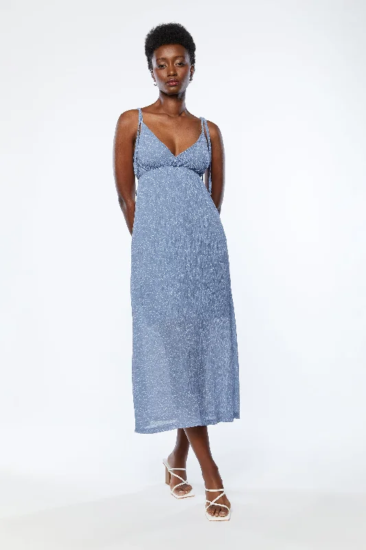Huge Price Cuts Await!POLKA DOT MIDI DRESS
