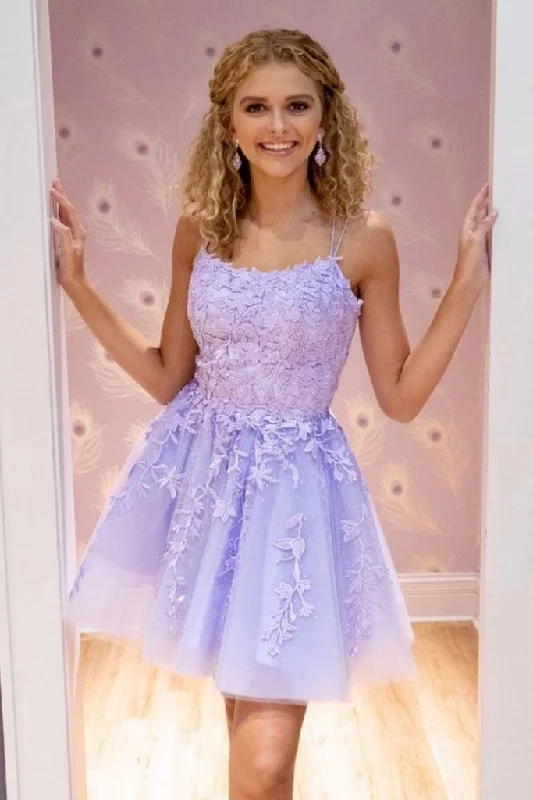 Your Wallet Will Thank You!PURPLE TULLE COCKTAIL DRESS homecoming dress    cg12809