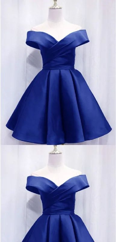 One Click Away from Big Savings!Royal Blue Short Dresses Homecoming Dress    cg12431
