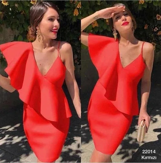 The Sale You’ve Been Waiting For!Short red Homecoming Dresses cg13869