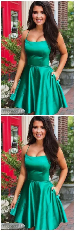 Must-Have Deals Inside!spaghetti straps green hoco party dresses Homecoming Gowns cg14145 Must-Have Deals Inside!spaghetti straps green hoco party dresses Homecoming Gowns cg14145