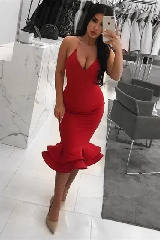 Get the Best for Less!Spaghetti Straps Short Mermaid Red Sheath Simple Beauty Homecoming Dresses cg14059 Get the Best for Less!Spaghetti Straps Short Mermaid Red Sheath Simple Beauty Homecoming Dresses cg14059