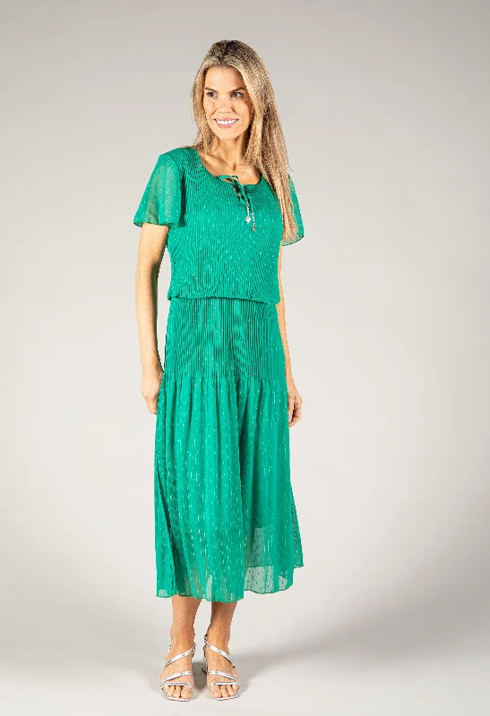 Hot Deals You Can’t Resist!Tie Neck Midi Dress