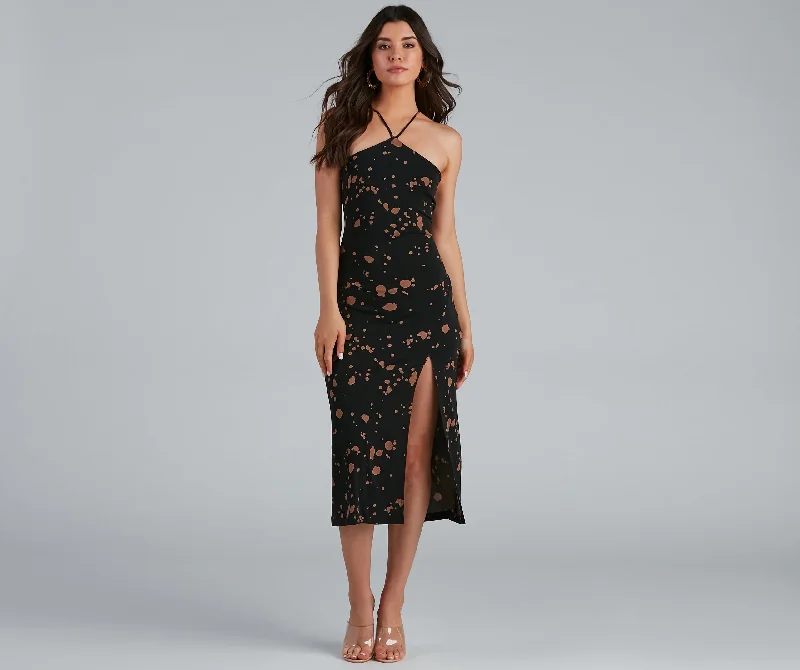 Flash Deals – Act Quickly!Trendy Moves Midi Dress
