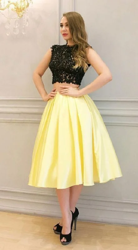 Your Discount is Waiting!Two Pieces Lace Homecoming Dresses For Juniors    cg14214