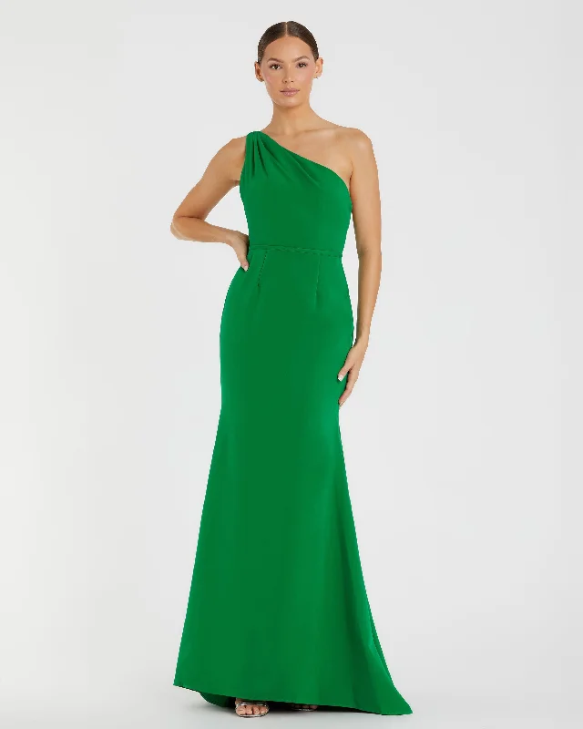 Shop Today, Save Tomorrow!One Shoulder Jersey Mermaid Gown