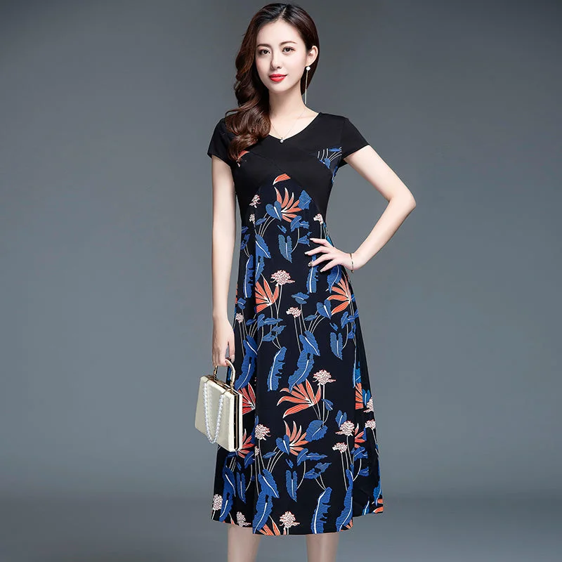 Hot Deals You Can’t Resist!TWO PEARS-Floral Print Dress