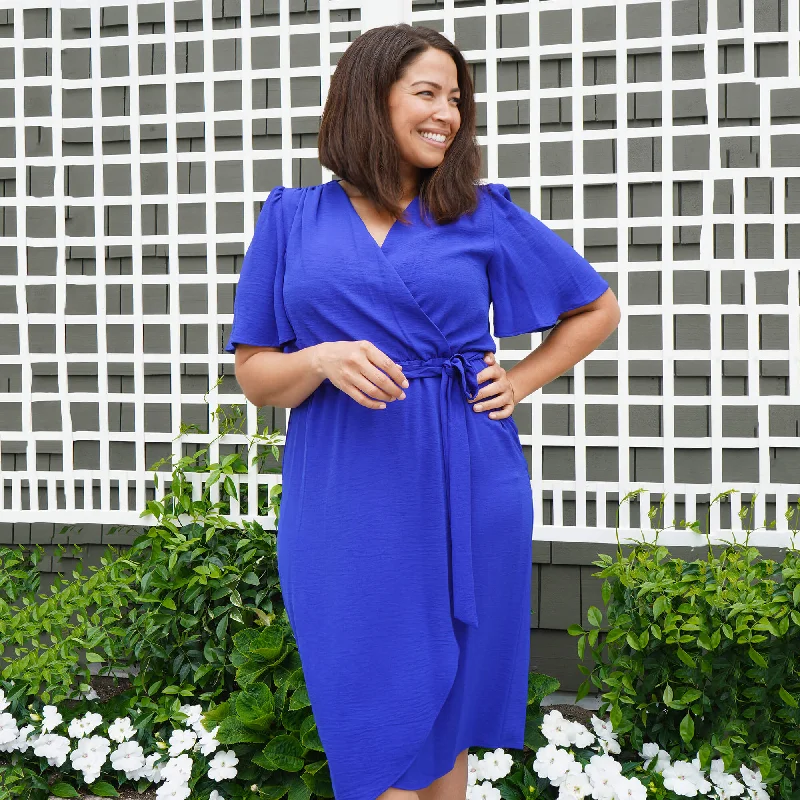 Biggest Sale of the Season!Lauren Sapphire Wrap Dress