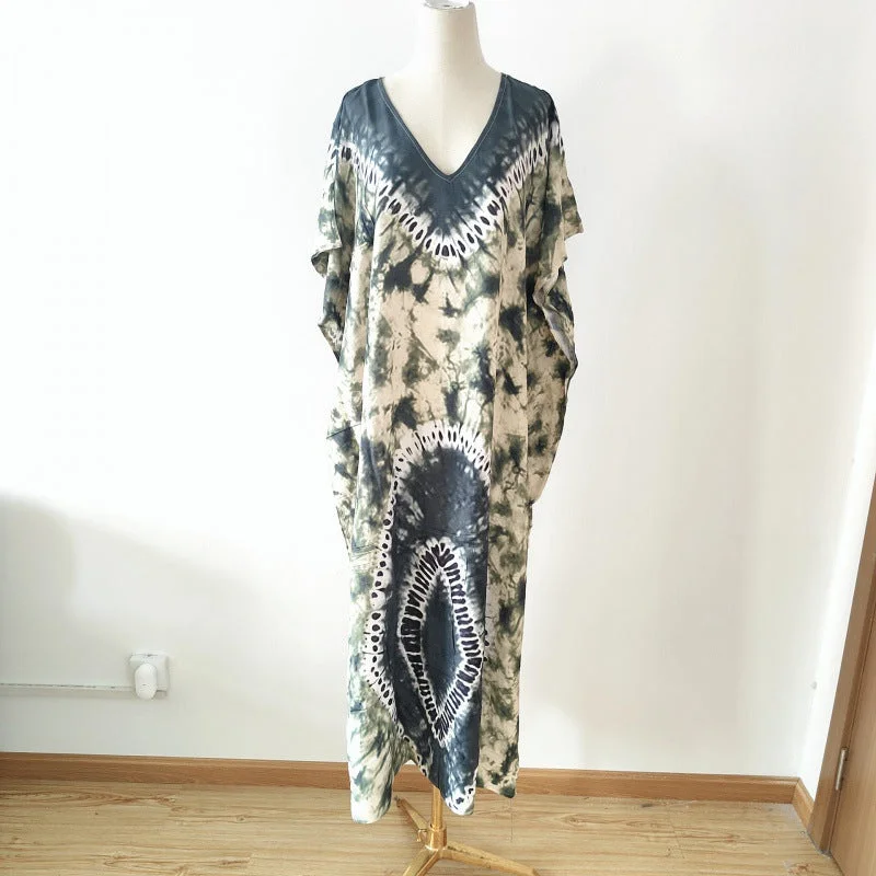 Today Only – Don’t Miss It!Seaside Vacation Printed Beach Robe Bikini Cover-up