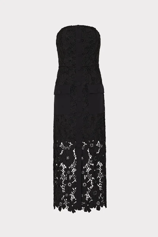 Everything Must Go!Adrienne Roja Lace Midi Dress