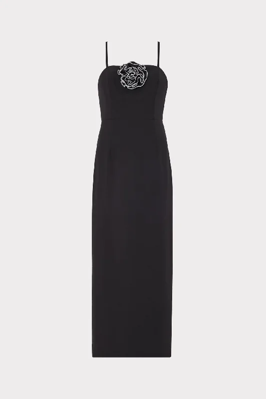 Your Favorite Sale is Back!Allison 3D Rosette Cady Midi Dress