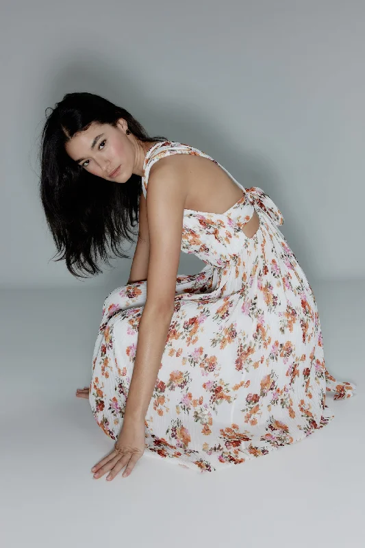 Score Big Savings Today!Becoming Bow Back Midi Dress