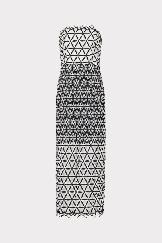Time to Save Big!Geo Star Lace Dress