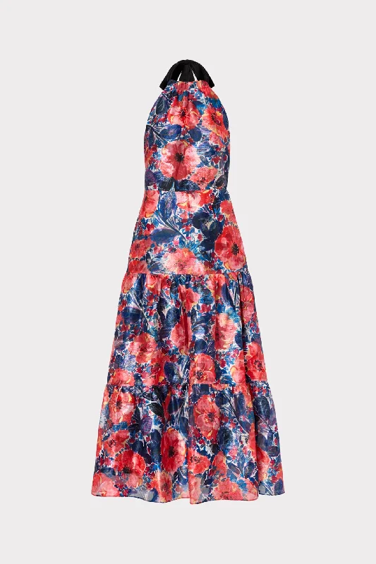 Best Offers of the Month!Hayden Watercolor Poppy Jacquard Dress