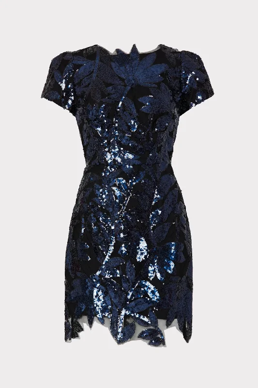 Lowest Prices Guaranteed!Kyla Floral Sequins Dress