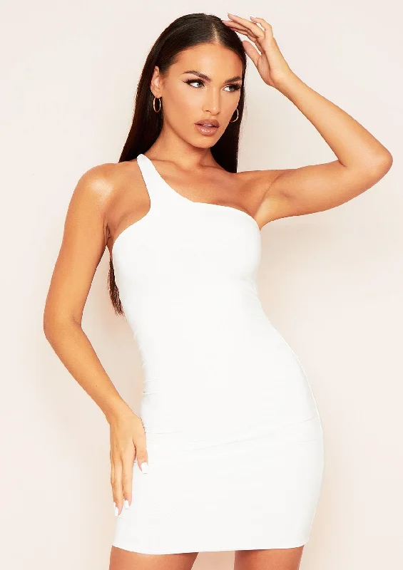 Shop Today, Save Tomorrow!Mara Cream Strap Detail Mini Dress